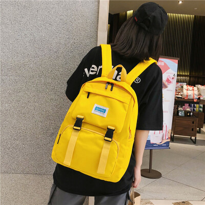 

Womens backpack in Korean version of the ancient schoolbag style female high school students shoulder bag female campus fashion b