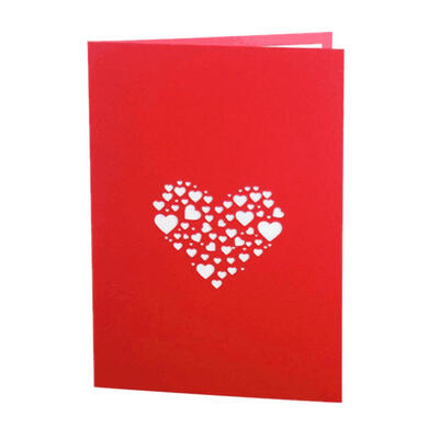 

3D Pop Up Cards Valentine Greeting Card Festival Postcard Birthday Gifts