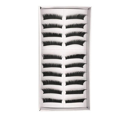 

10 Pairs Natural False Eyelashes Dense Fake Lashes Makeup Long Eyelashes