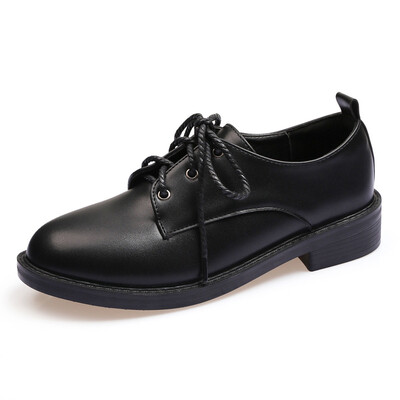 

888-5 Europe&the United States England single shoes fashion simple thick with thin womens sho