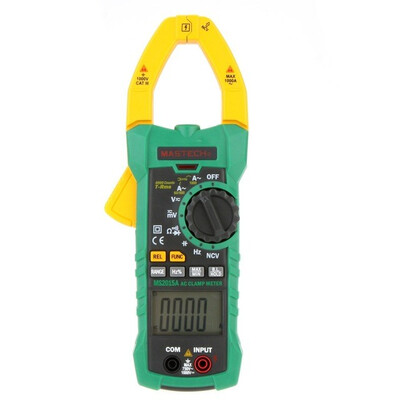 

MASTECH MS2015A AutoRange Digital AC 1000A Current Clamp Meter True RMS Multimeter Frequency Capacitance Tester NCV