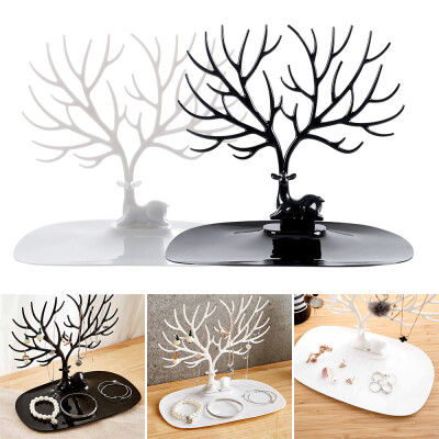 

Ornament Bracket Jewelry Tree Display Antlers Storage Makeup Organizer Cosmetic Ring Lipstick Rack Necklace Maquillaje