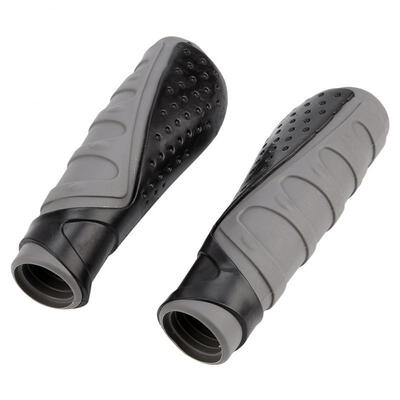 

Greensen 1Pair Bicycle Anti-slip Handlebar Grips Cycling Bike Handle Cover Grip with Bar End Plugs