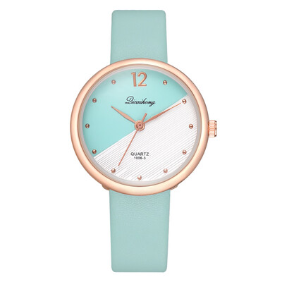 

Fashion trend new ladies quartz watch wish hot candy color student watch