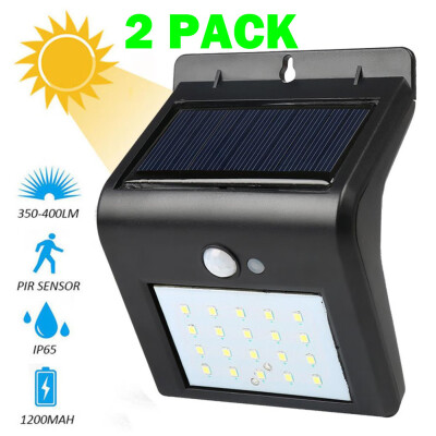 

〖Follure〗LED Solar Powered Wall Light Motion Sensor Outdoor Garden Security Lamp