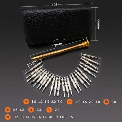 

Siaonvr 25 PC Small Mini Precision Screwdriver Set Watch Jewelry Electronic Repair Tool