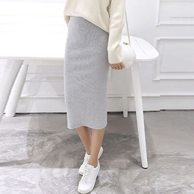

New Fashion Ladies Womens Casual High Waist Pencil Skirt Midi Split Skirt