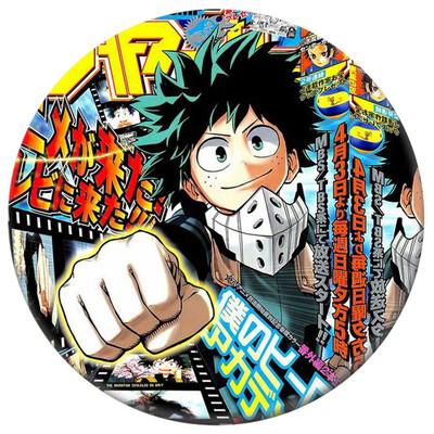 

My Hero Academia Animation Around Cartoon Badge Collectible Badge Brooch Bag Novelty Anime Cartoon Accessories Anime Fans Gift