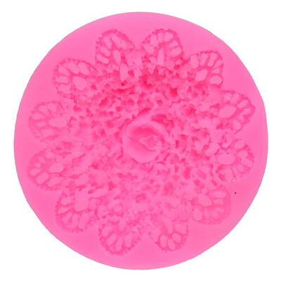 

3D Lace Flower Silicone Fondant Mold Cake Decorating Sugarcraft Baking Mould