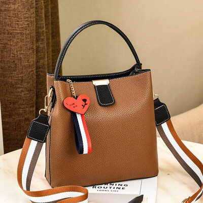 

Womens fashion fashion bucket single-shoulder hand-held single-shoulder bag high-fire middle-aged mothers bag