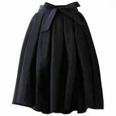 

Boho Womens Summer Long Maxi Beach Dress Bowknot Asymmetric Pleated Flared Skirt
