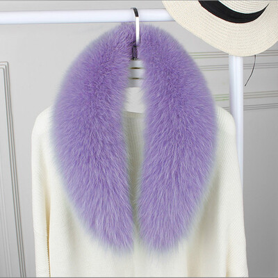 

Luxury Winter Faux Fur Collar Coat Women Scarf Warm Hairy Soft Shawl Hood Fur Decor For Jackets Multi Color Female Fur Scarves