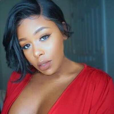 

〖Follure〗Fashion Synthetic Short Straight BOB Black Color Womens Wigs Natural Hair Wigs