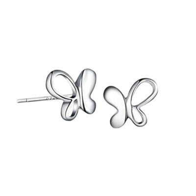 

The New Silver Earrings Fashion Women Sterling Silver Butterfly Earrings