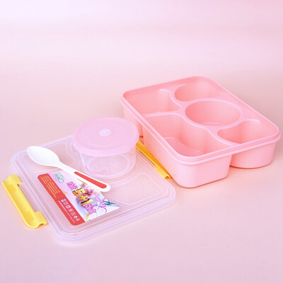 

guangxichuangshengxinfu Portable School Picnic Stainless Steel Storage Thermal Insulated Lunch Box Food Container