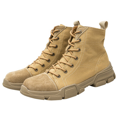 

Martin shoes casual Oxford cloth outdoor sports wolf boots high help men Martin shoes
