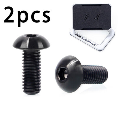 

2Pcs M5x12mm Titanium Bottle Holder Bolt Bike Bicycle Water Bottle Cage Screw