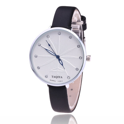 

Trend student female watch stone face belt quartz watch ultra-thin point drill face female fashion watch