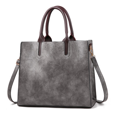 

Womens bag Korean version of the new womens bag handbag concise large bag fashion single shoulder bag inclined bag all the way