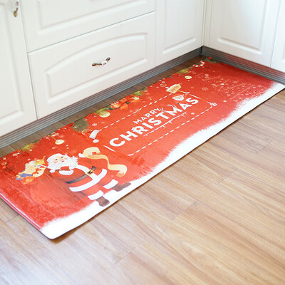 

Tailored Christmas Santa Sleigh Anti-skid Water Absorption Area Rug - W24 Inch L71 Inch