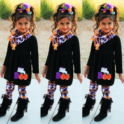 

Infant Toddler Kid Baby Girl Outfit Set Clothes T-shirt Top Dress Leggings Pants