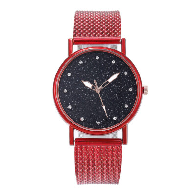 

Womens Watches Best Sellers Reloj Mujer Montre Pour Femme Distinguished Starry Sky With Diamonds Quartz Watch Minimaliste