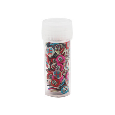 

Tailored DIY Colorful Slice Patten Decoration for Homemade Slime Making Craft