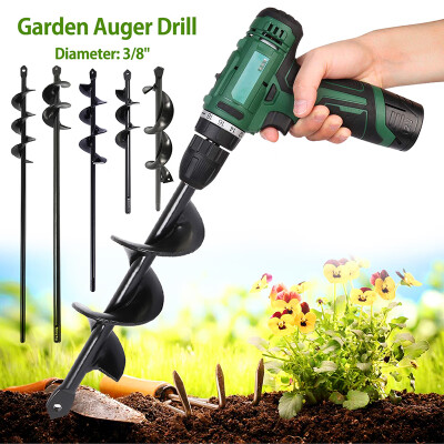 

Electric Drill for Plant Planting Auger Bit Fence Post Hole Digger Drill Bit Ground Fence Post Hole Drilling Plant Tree