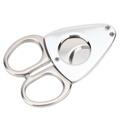 

Greensen Semi-automatic Stainless Steel Cigar Scissors Cutter Cigarette Knife Smoking Accessories