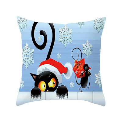 

〖Follure〗Christmas Super Soft Sofa Car Home Waist Cushion Cover Throw Pillow Case