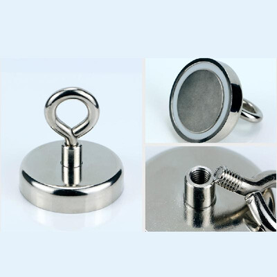 

1pcs Small Size Magnetic Sheep Eye Hook Magnet Holder Powerful Pulling Force Eyebolt Hooks