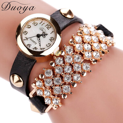 

Bracelet watch female duoya around the ring table speed sizzling explosion models ladies fashion casual bracelet watch