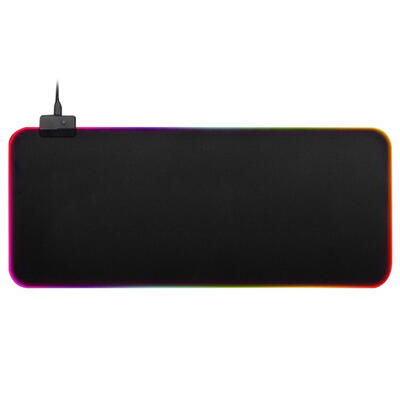 

USB RGB Glowing Oversized Mouse Pad Colorful Lighting Gaming Keyboard Mat