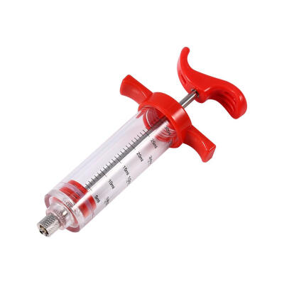 

Greensen Kitchen Meat Marinade Injector BBQ Turkey Chicken Flavor Syringe Cooking Tool w 5 Needles