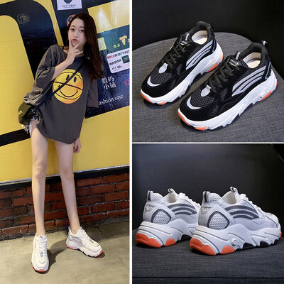 

Womens shoes spring new Korean sports bear super fire old man white KS61660916