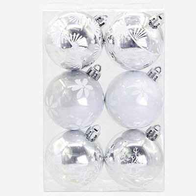 

〖Follure〗Christmas 6 Balls Wreath Door Wall Ornament Garland Decoration