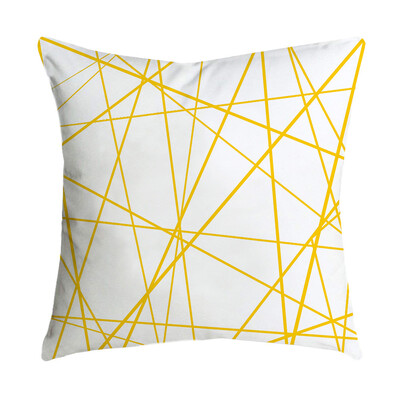 

〖Follure〗Pineapple Leaf Yellow Pillow Case Sofa Car Waist Throw Cushion Cover Home Decor
