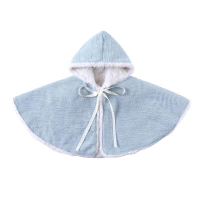 

Baby Infant Girls Winter Warm Hooded Coat Kids Fleece Cute Cloak Jackets