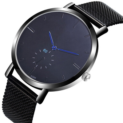 

〖Follure〗Mens Fashion Casual Alloy Steel Strap Analog Quartz Round Watch