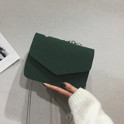

Tailored Woman Fashion Solid Colour Velvet Shoulder Bags Ladies Elegant Chain Hand Bags