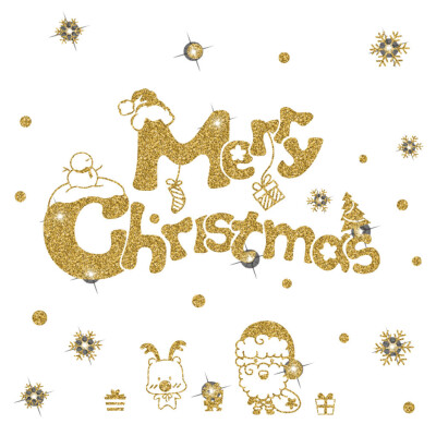 

Tailored Christmas Wall Stickers Home Decor Stickers Cute Christmas Window Stickers