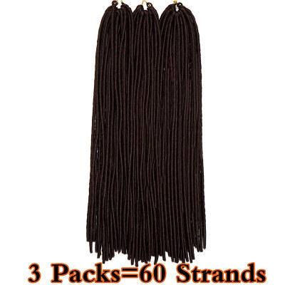 

3 Packs Dreadlocks Crochet Braids Soft Faux Locs Crochet Hair Synthetic Braiding Hair Bomba Goddess Locs Crochet Hair Braids