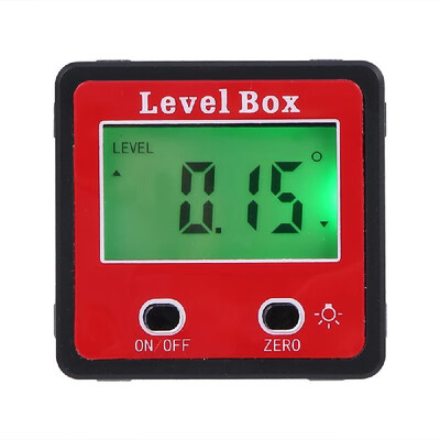 

Horizontal Angle Meter Digital Protractor Inclinometer Electronic Level Box Magnetic Base Measuring Tools Black