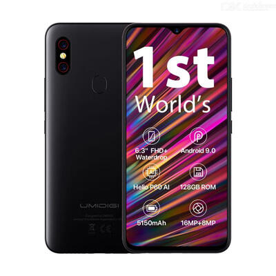 

UMIDIGI F1 Android 90 63 Inch Dual SIM 4GB RAM 128GB ROM Smartphone With 5150mAh Battery-GSM Not European Union