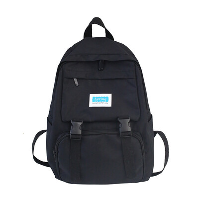 

Ancient feeling girl schoolbag female Korean version 100 tide card Japanese tide high school student backpack bf Mori double shoul