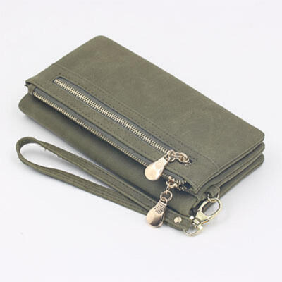 

New Design Women PU Wallet Long Woman Zipper Wallets Purse Card Holder Multi-card Bit Coin Bag