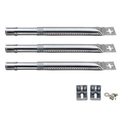 

3Pcs Outdoor Adjustable Universal Bar Burner Tube Pipe Gas BBQ Grill Replacement