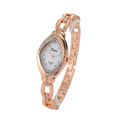 

Lvpai Womens Watches Rhombus With Rhinestone bracelet Ladies Quartz Wristwatch Simple Dial Casual Clock Reloj Mujer