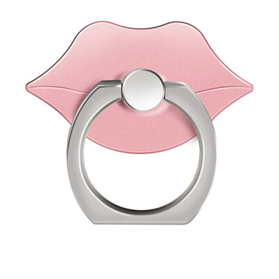 

360 Degree Rotating Cute Lip Cell Phone Finger Ring Holder Stand