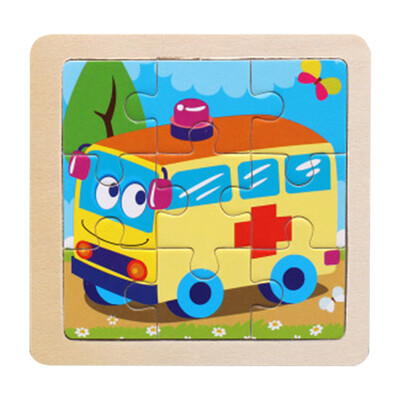 

Gotoamei Wooden Animal Puzzle Educational Developmental Baby Kids Training Toy